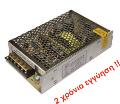 100W Τροφοδοτικό LED Power Supply 12V 8.33A Metal