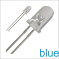 Led 5mm 60 μοιρων μπλέ clear
