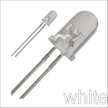 Led 5mm 60 μοιρων λευκό ψυχρό clear